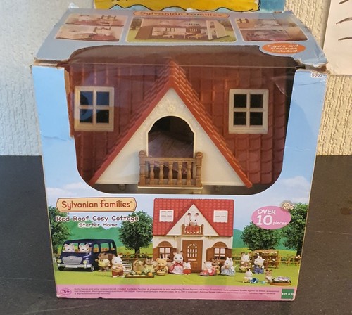 Sylvanian families red roof - red,