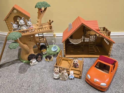 Sylvanian families tree house - families,