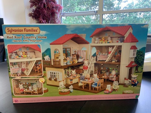 Sylvanian families red roof - red,