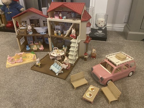 Sylvanian families red - red, roof