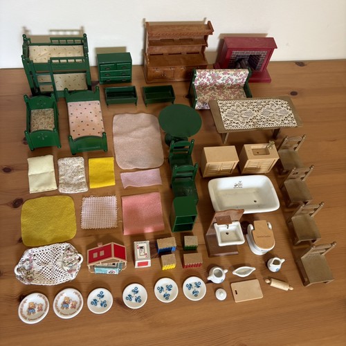 Sylvanian families dolls - dolls, house