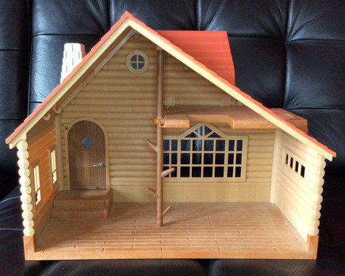 Sylvanian families log cabin - families,