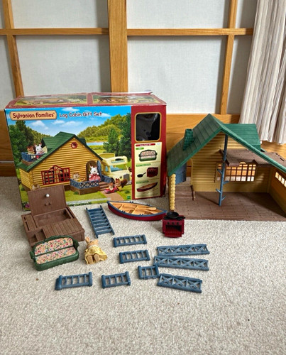 Sylvanian families log - log, cabin