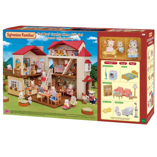 Sylvanian families red roof - families,