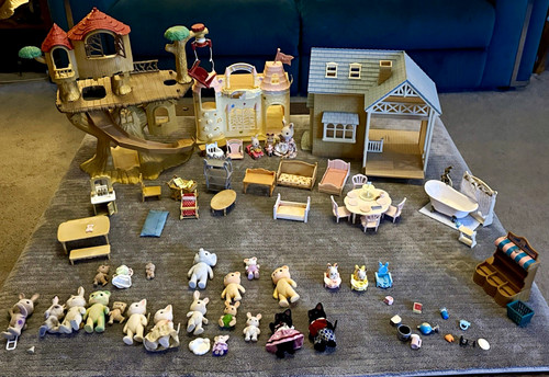 Sylvanian families playset - families,
