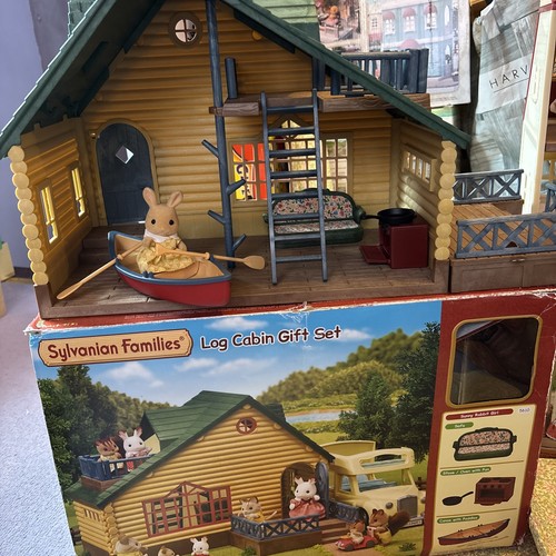 Sylvanian families log cabin - sylvanian,