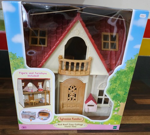 Sylvanian families red roof - red,